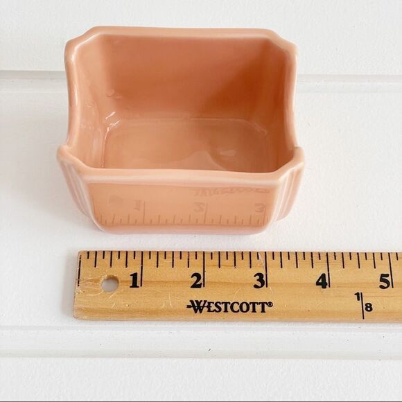 Fiesta Homer Laughlin Retired Apricot Sugar Packet Caddy - Picture 7 of 8